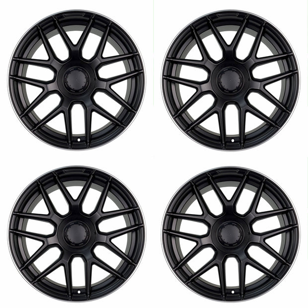 Lot de 4 Jantes Alu 19 MER512BLP