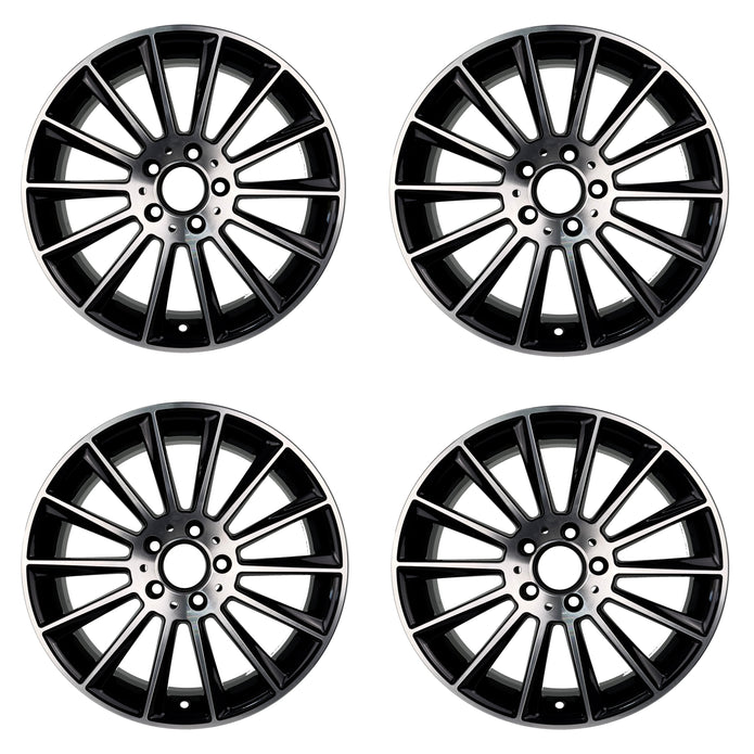 Lot de 4 Jantes Alu 18 MER511218BBP
