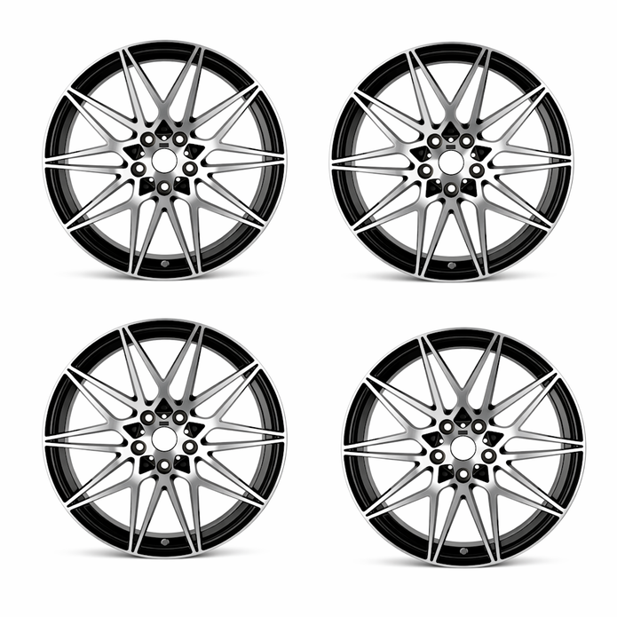Lot de 4 Jantes Alu 19 BM512019BD