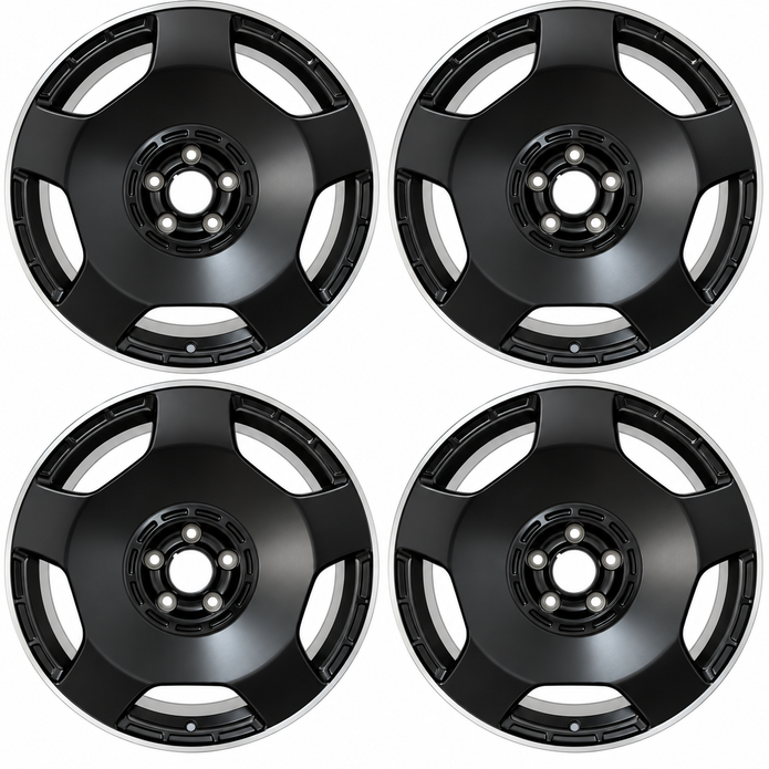 Lot de 4 Jantes Alu 22 MEG51322BLP