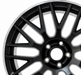 Lot de 4 Jantes Alu 18 MER511218BLP