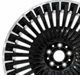 Lot de 4 Jantes Alu 21 MER21512BD