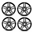 Lot de 4 Jantes Alu 18 MERV511218BD