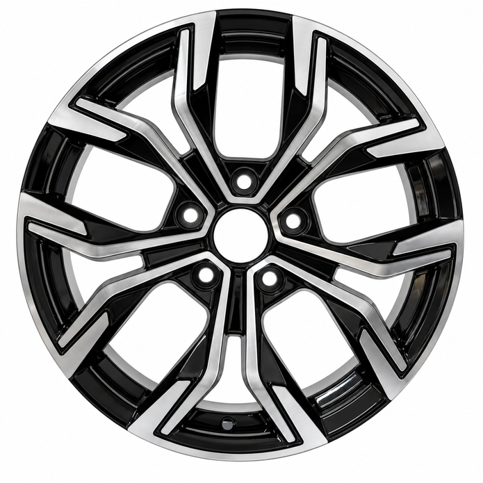 Jante alu 17 pouces Renault 5x114.3 Black Diamond – RE175114BP
