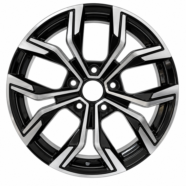 Jante alu 17 pouces Renault 5x114.3 Black Diamond – RE175114BP