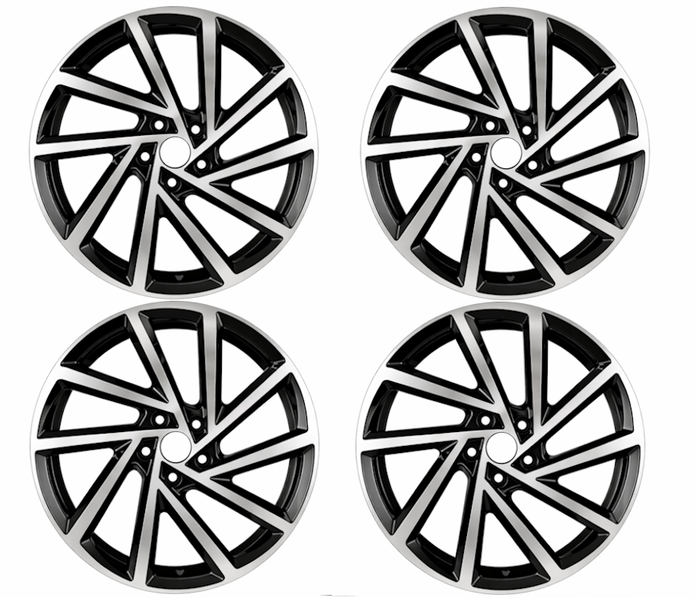Lot de 4 Jantes Alu 18 VW18512BP