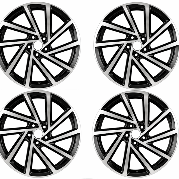Lot de 4 Jantes Alu 18 VW18512BP