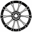 Lot de 4 Jantes Alu 19 VW19512BD